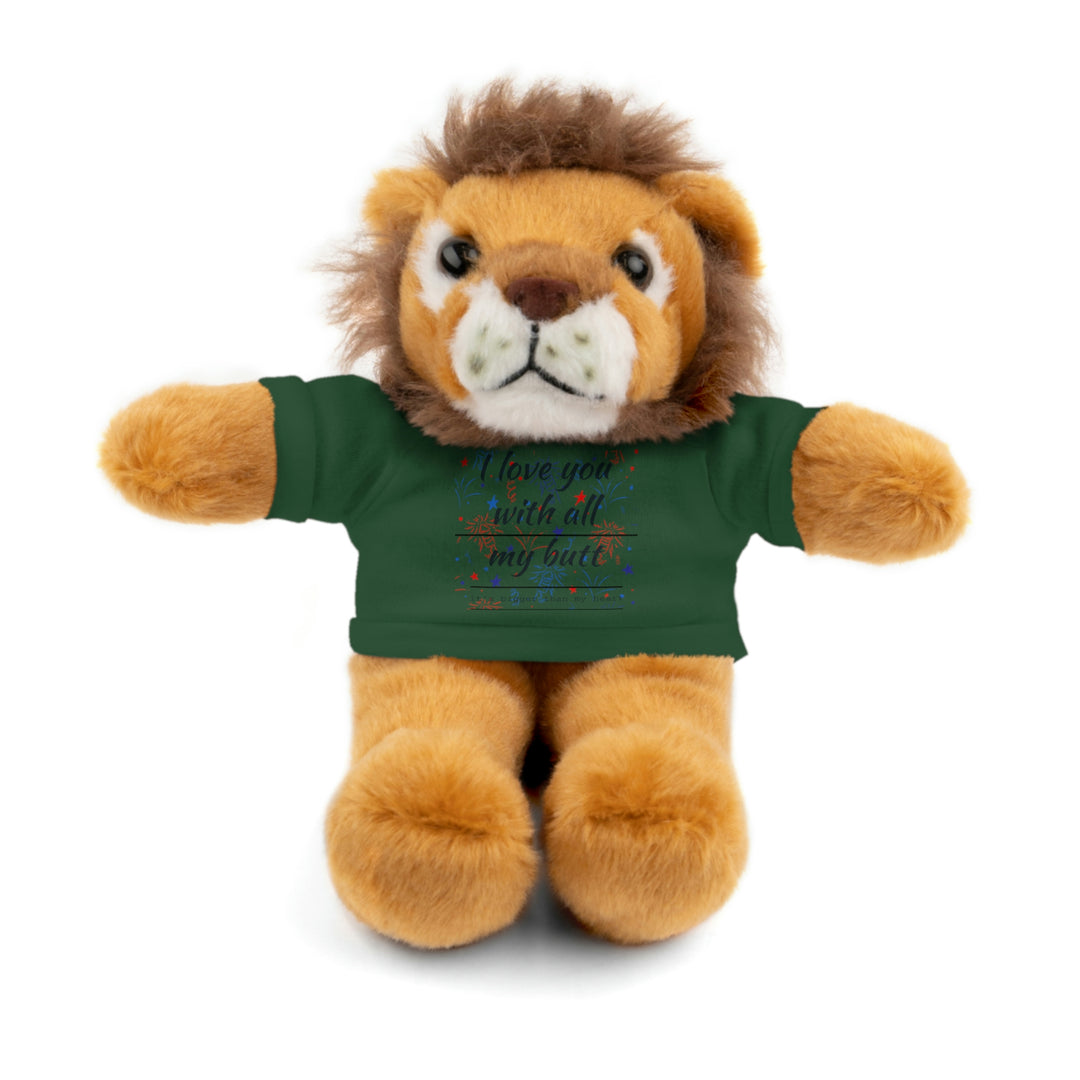 My butt is bigger Stuffed Animals with Tee