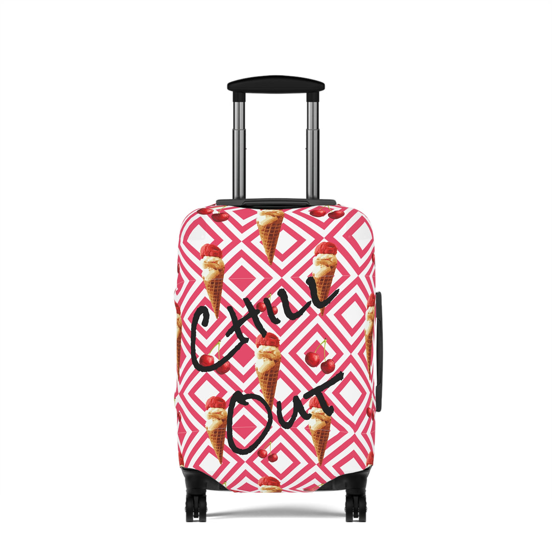 Chill Out , Cool Ice Cream Crowd Luggage Cover