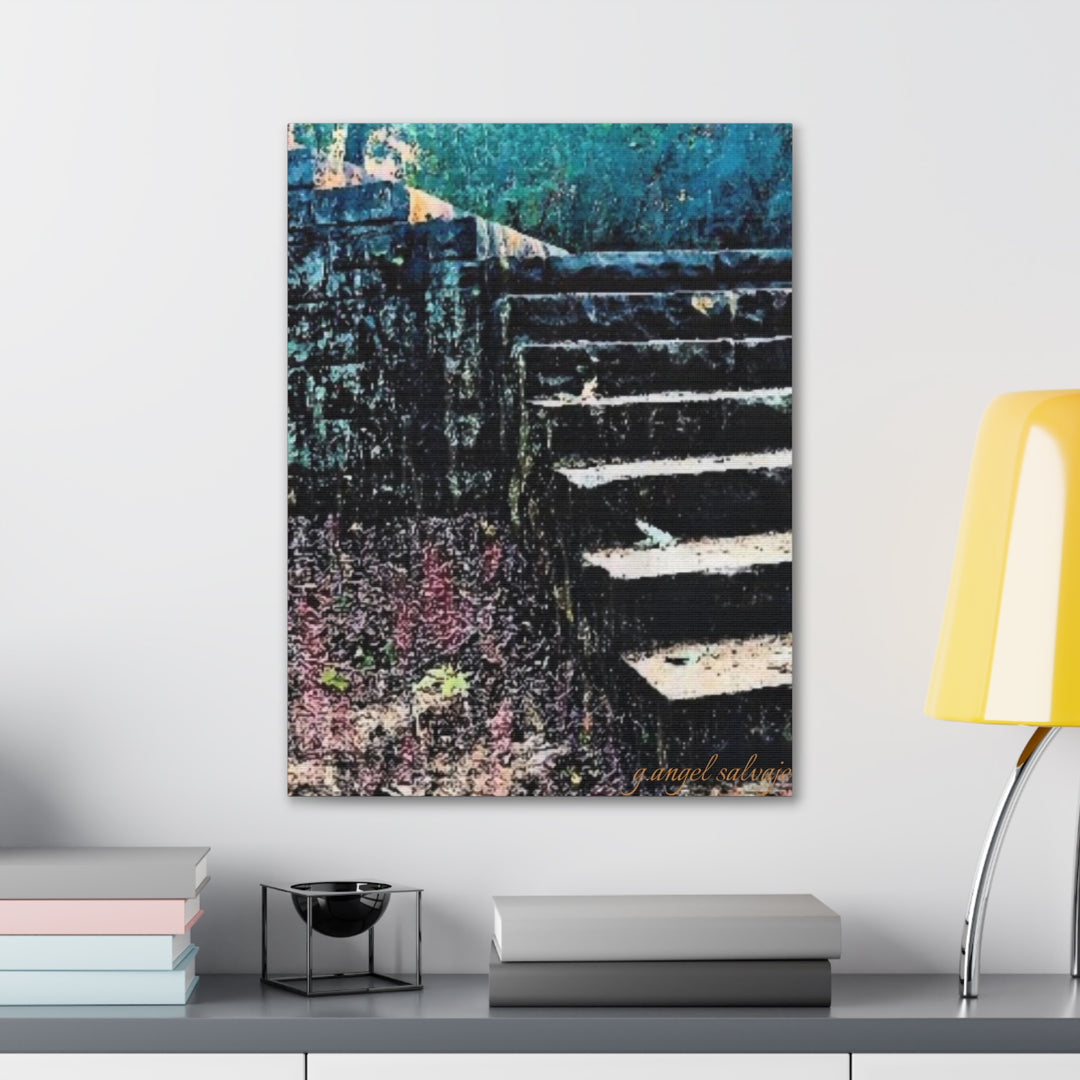 Take the High Road in pastels Canvas Gallery Wraps