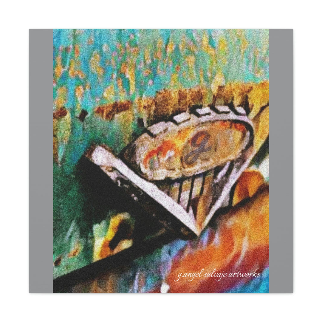 g's '63 V6 emblem on Canvas Gallery Wraps