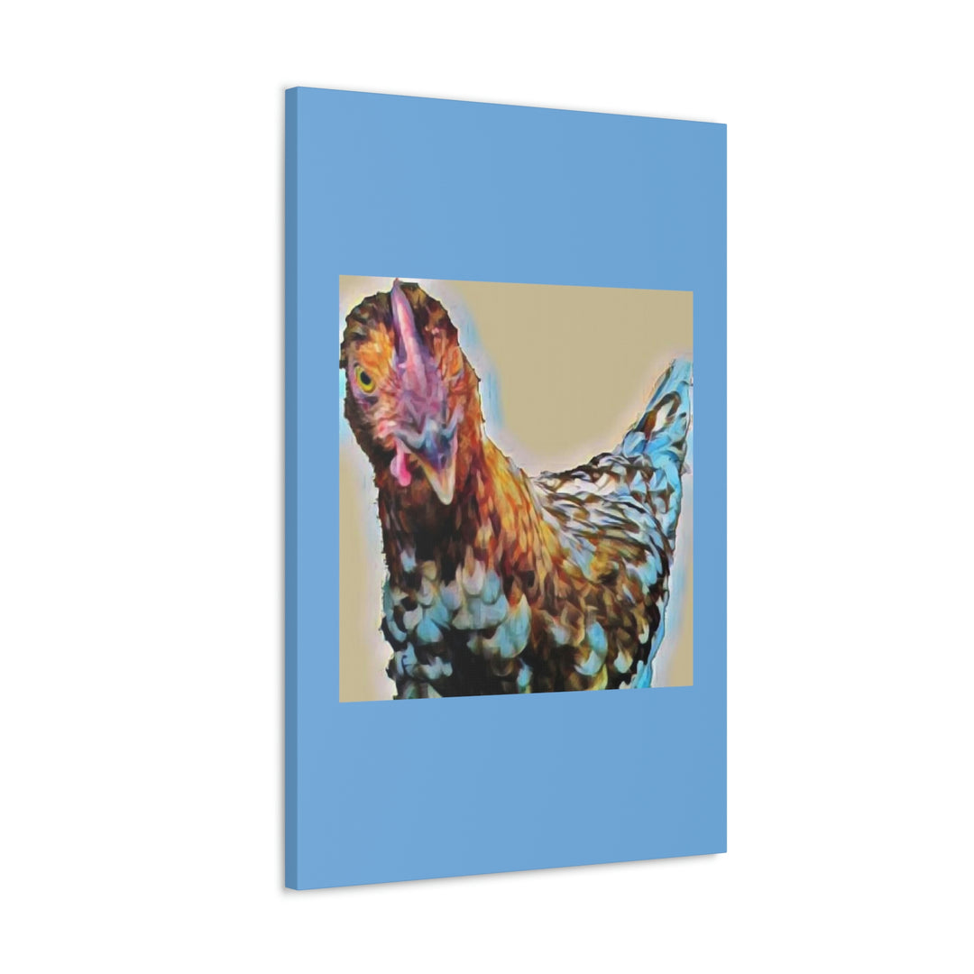Spot the Hen on Canvas Gallery Wraps