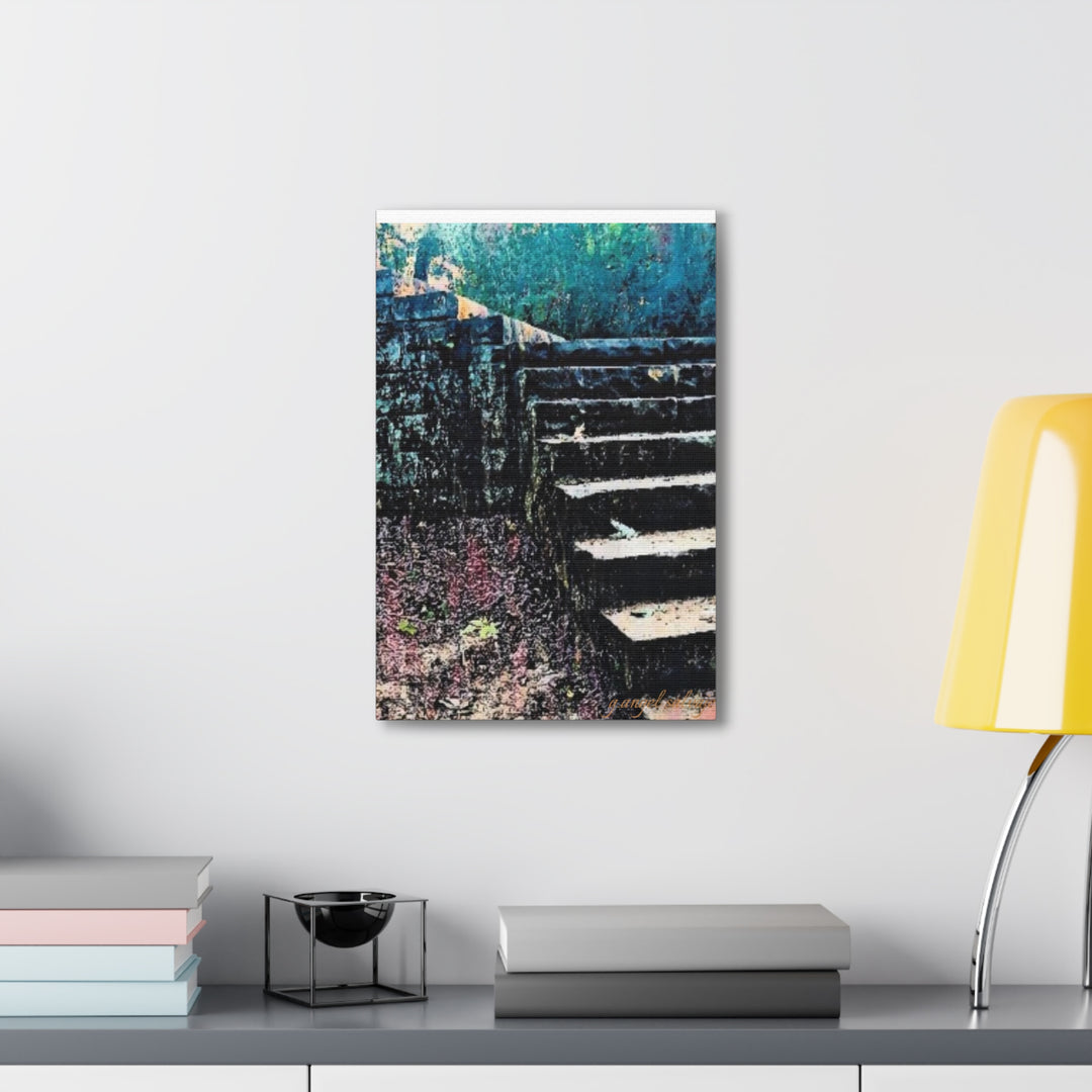 Take the High Road in pastels Canvas Gallery Wraps