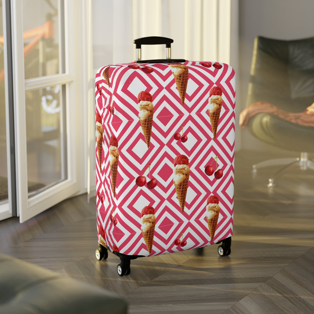 Chill Out Ice Cream Crowd Luggage Cover