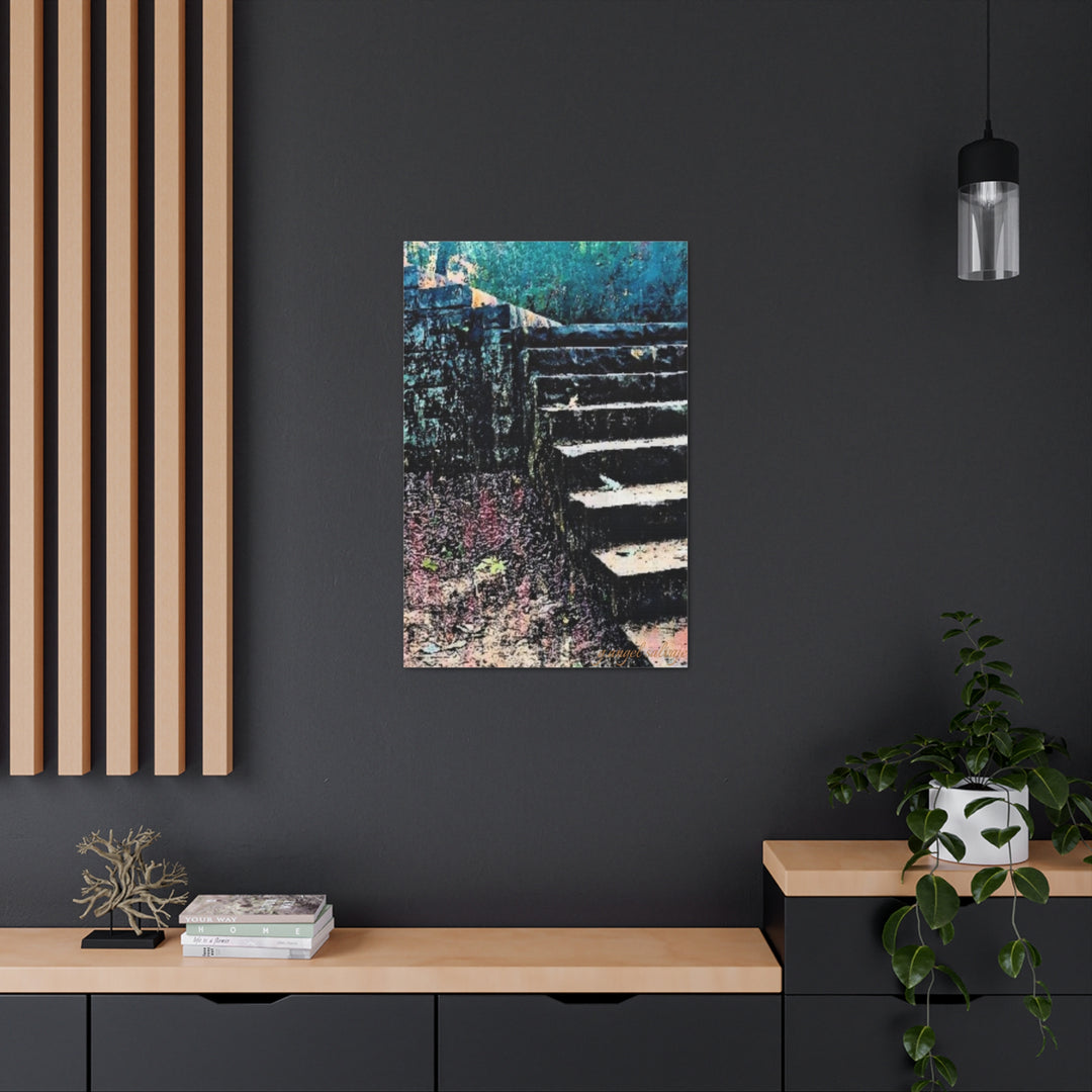 Take the High Road in pastels Canvas Gallery Wraps