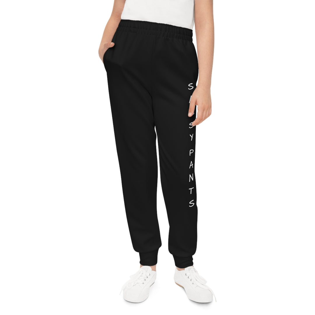 Black Sassy Pants Youth Joggers (AOP)