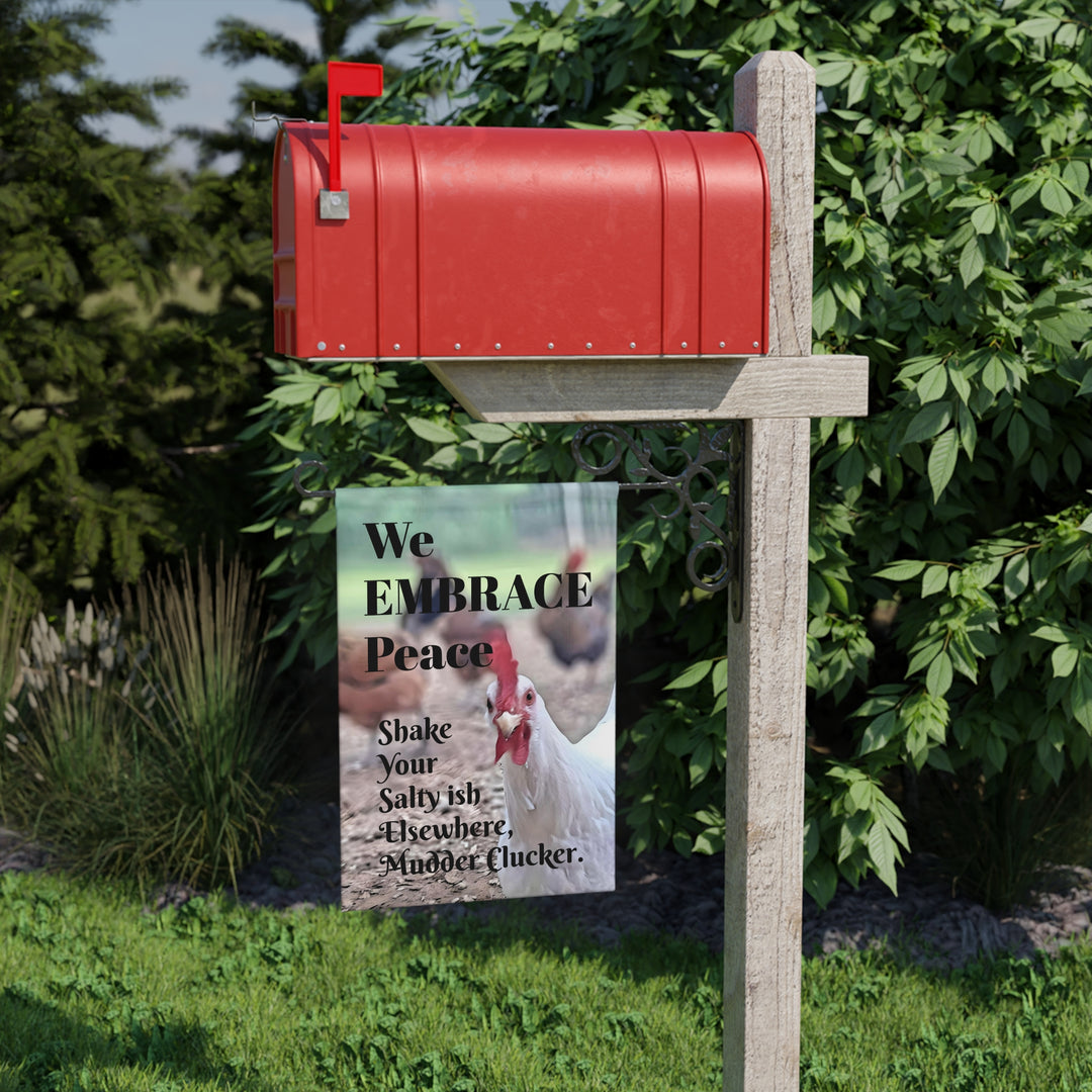 EMBRACE PEACE Garden Banner