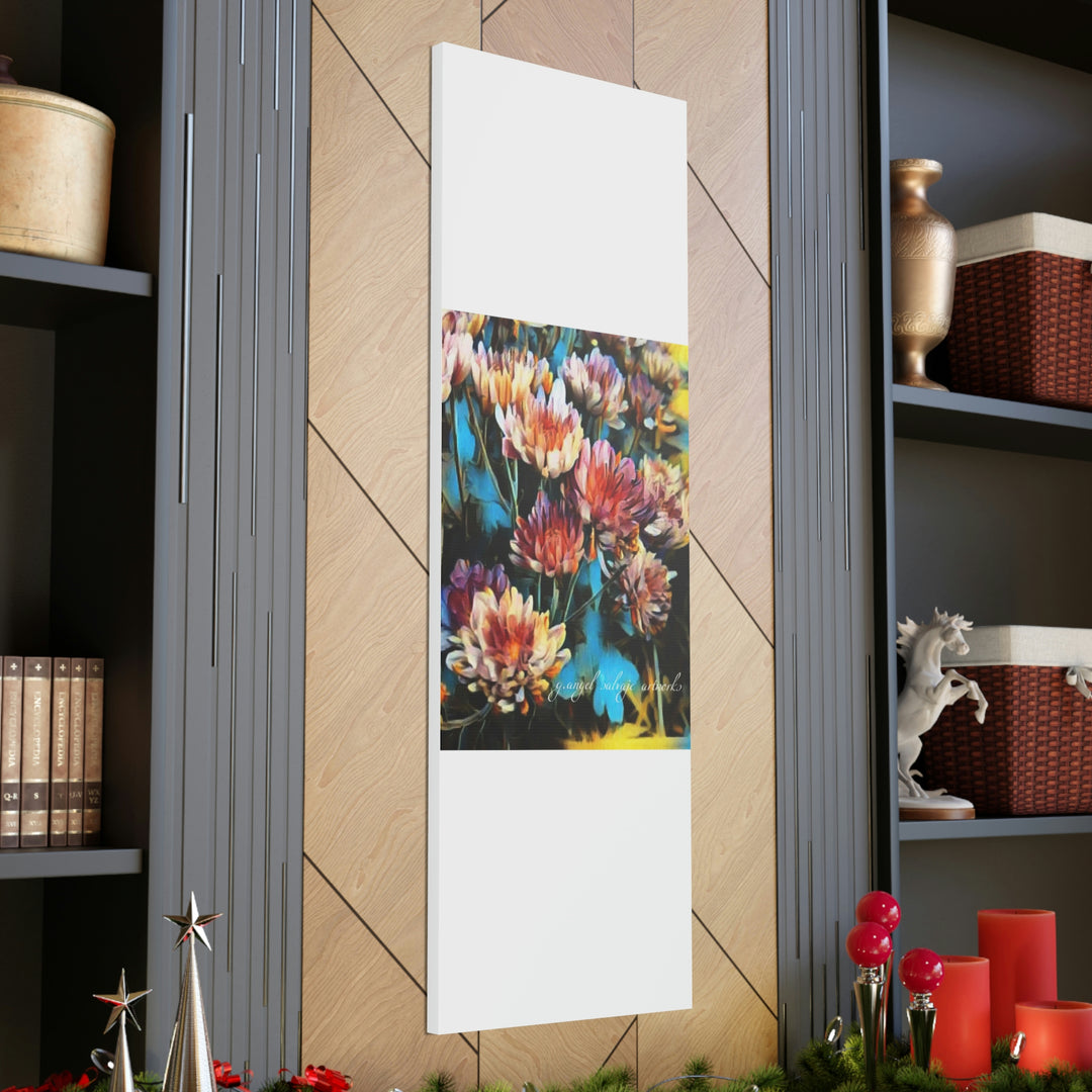 Corinthian Mums Canvas Gallery Wraps