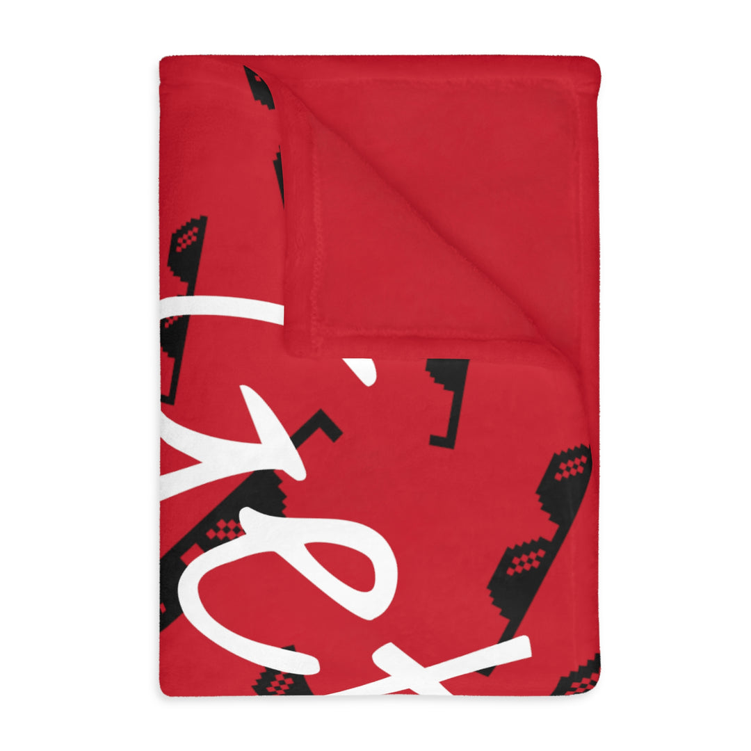 Just Deal Velveteen Minky Blanket (Two-sided print)