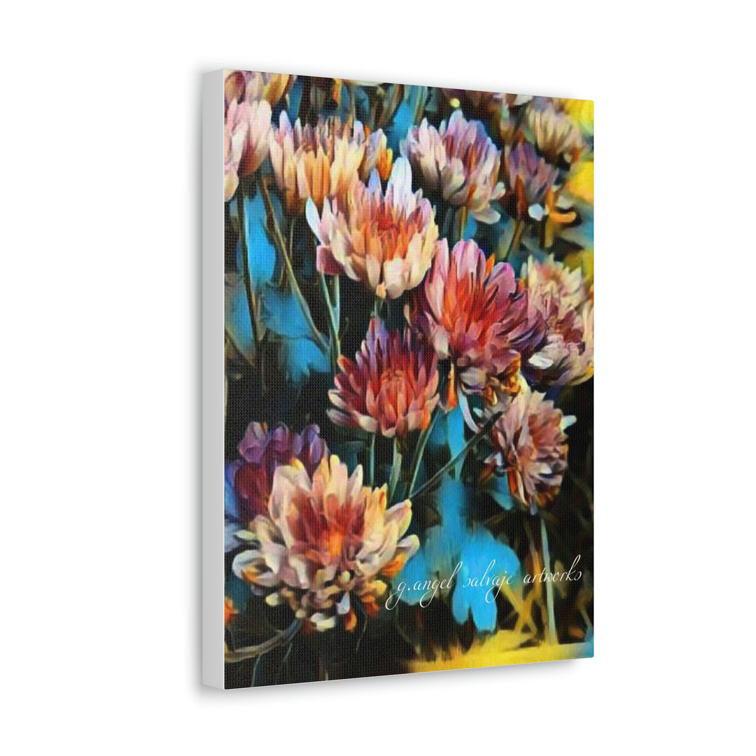 Corinthian Mums Canvas Gallery Wraps