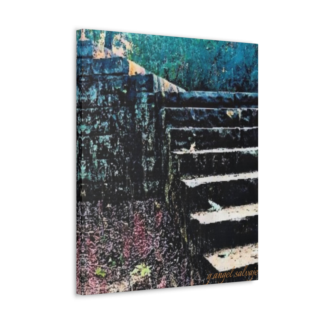Take the High Road in pastels Canvas Gallery Wraps