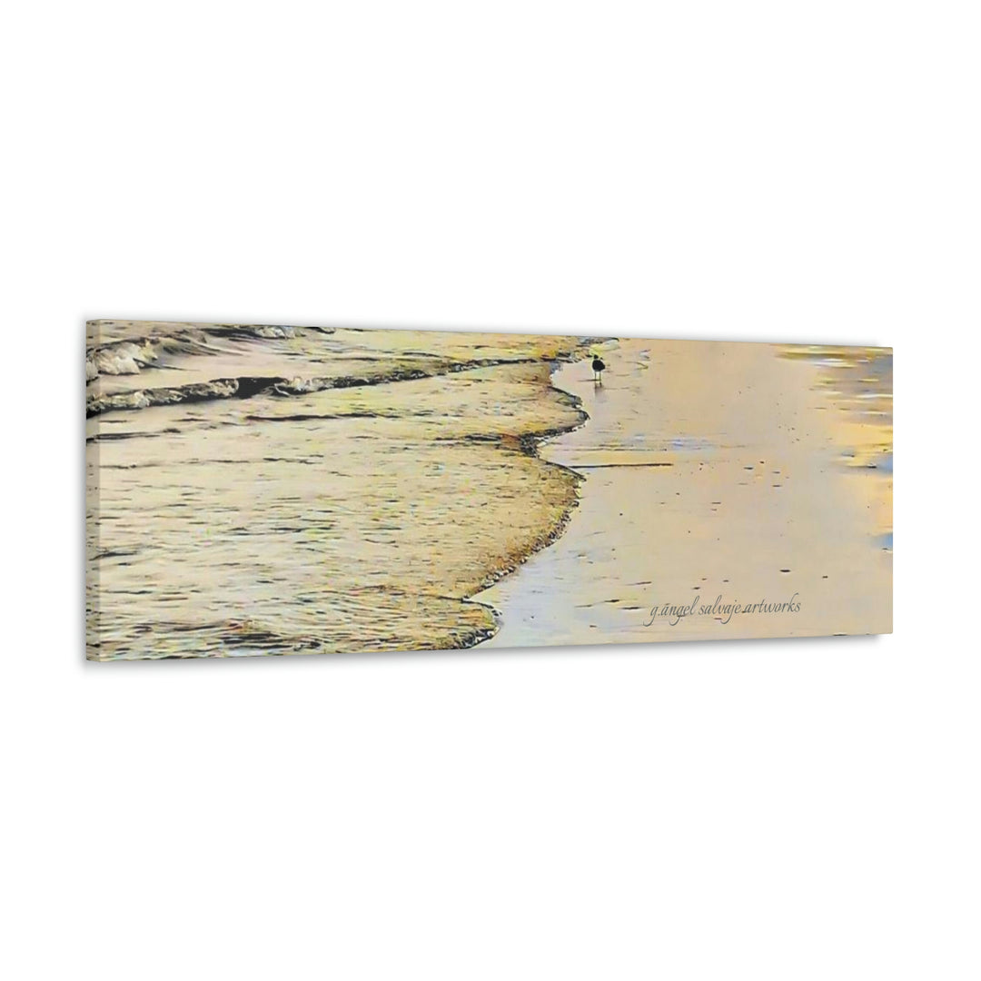 Galveston Strut Landscape Canvas Gallery Wraps