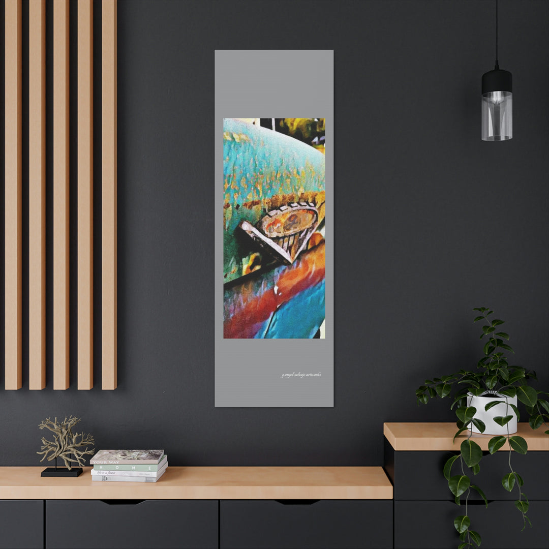 g's '63 V6 emblem on Canvas Gallery Wraps