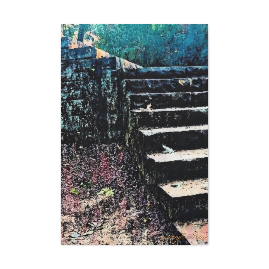 Take the High Road in pastels Canvas Gallery Wraps