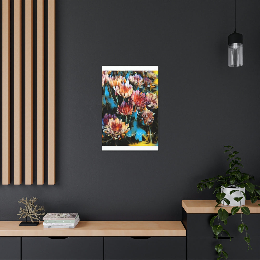 Corinthian Mums Canvas Gallery Wraps