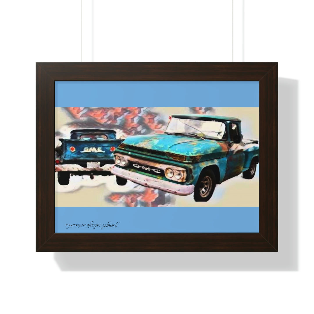 1963 GMC Framed Horizontal Poster