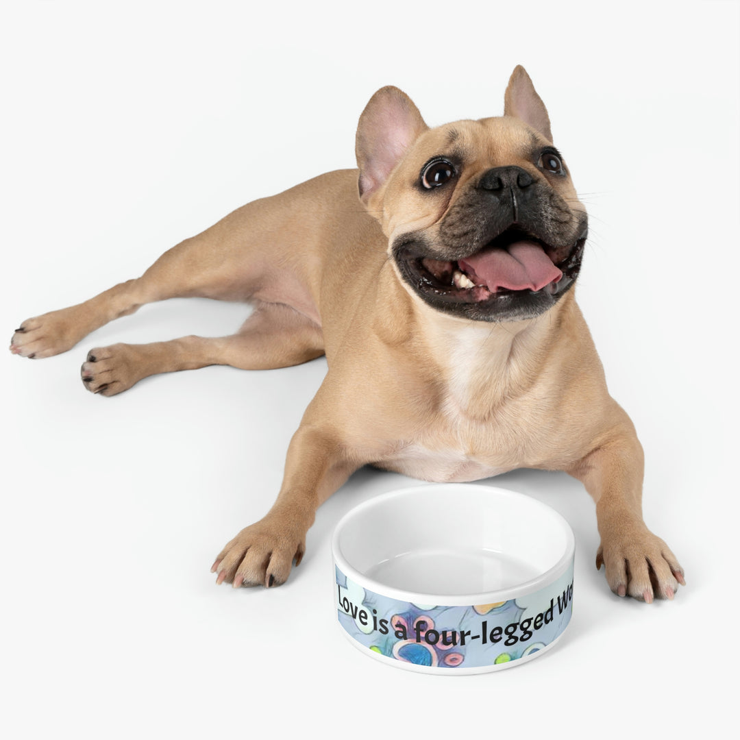 Four-legged Word Pet Bowl