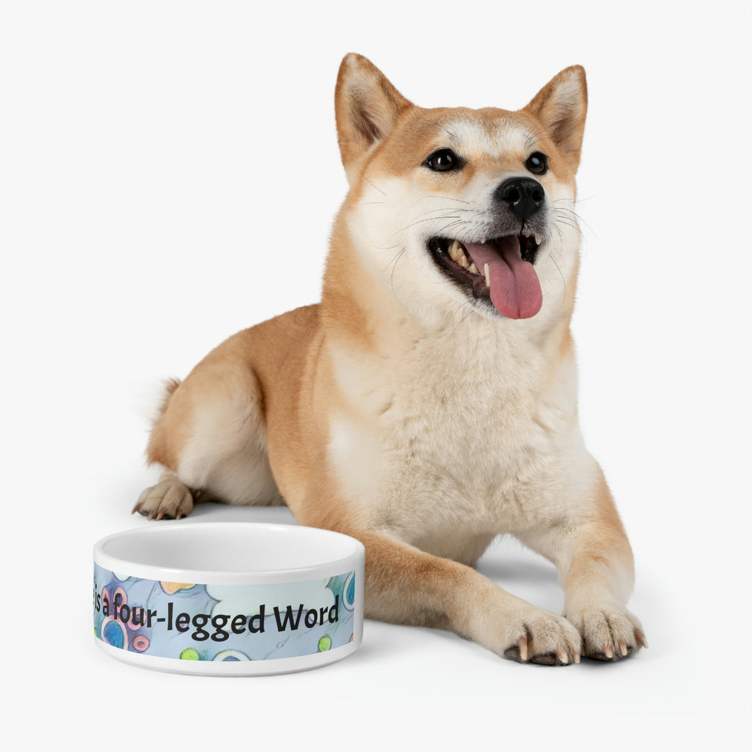 Four-legged Word Pet Bowl