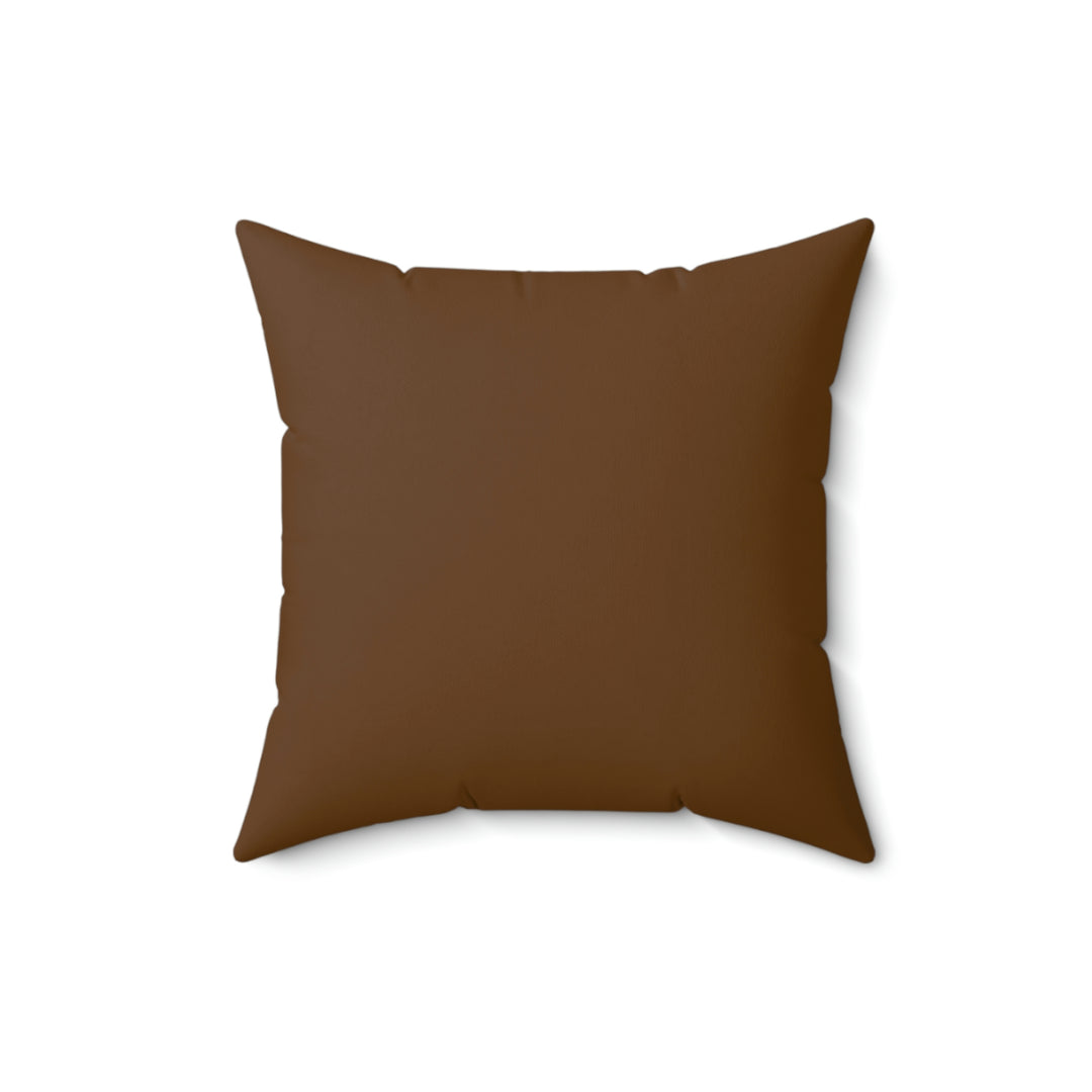 A Man Wears Many Hats Faux Suede Square Pillow