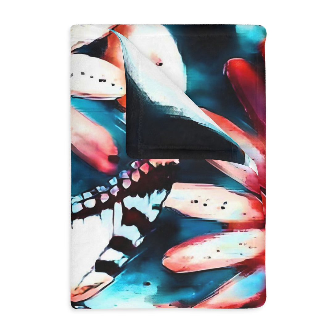 Maybe we are all Butterflies style 2 Velveteen Minky Blanket (Two-sided print)