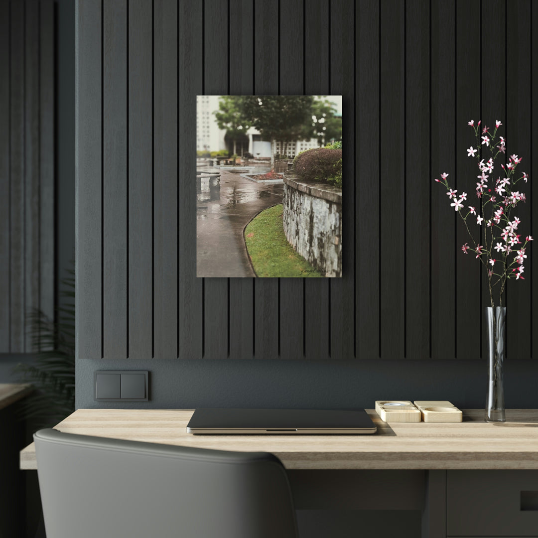 Bob Love Courtyard, Scheffield, AL Acrylic Prints