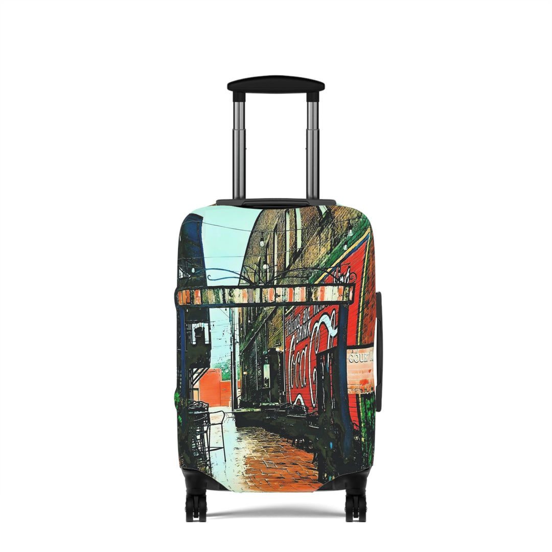 Rockin' Courtyard Luggage Cover