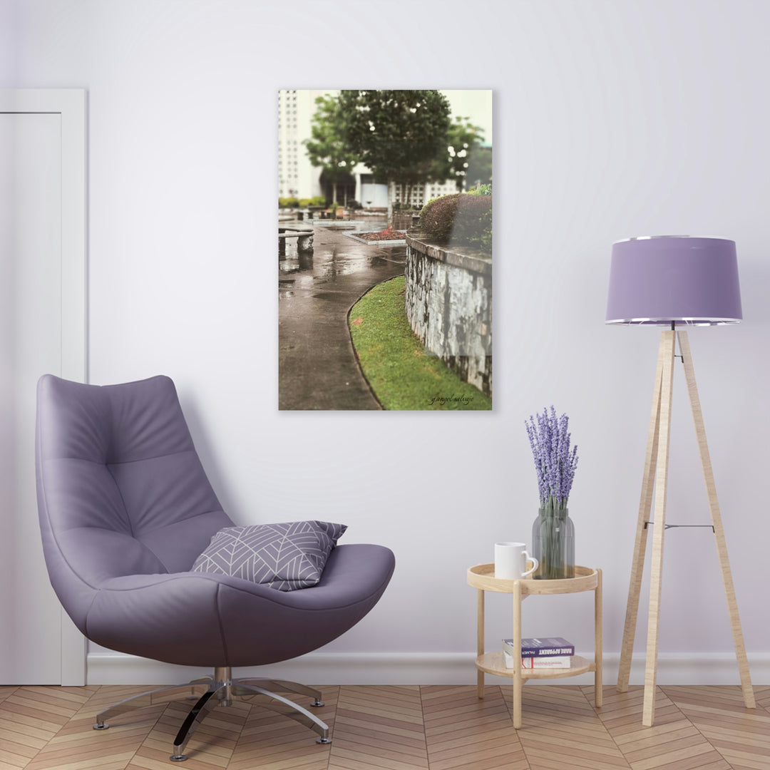Bob Love Courtyard, Scheffield, AL Acrylic Prints