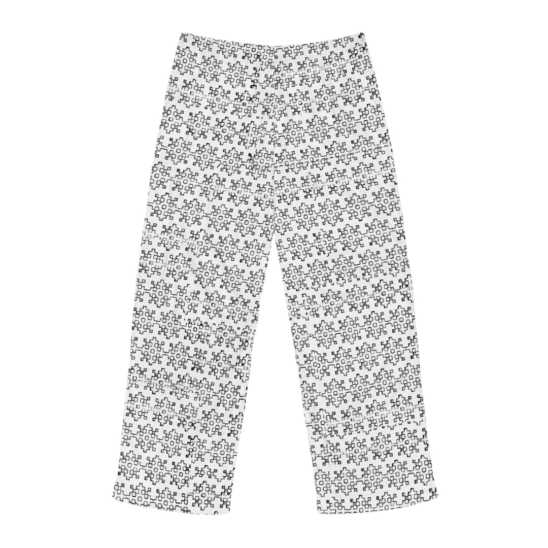 Grey graphic Men's Pajama Pants (AOP)