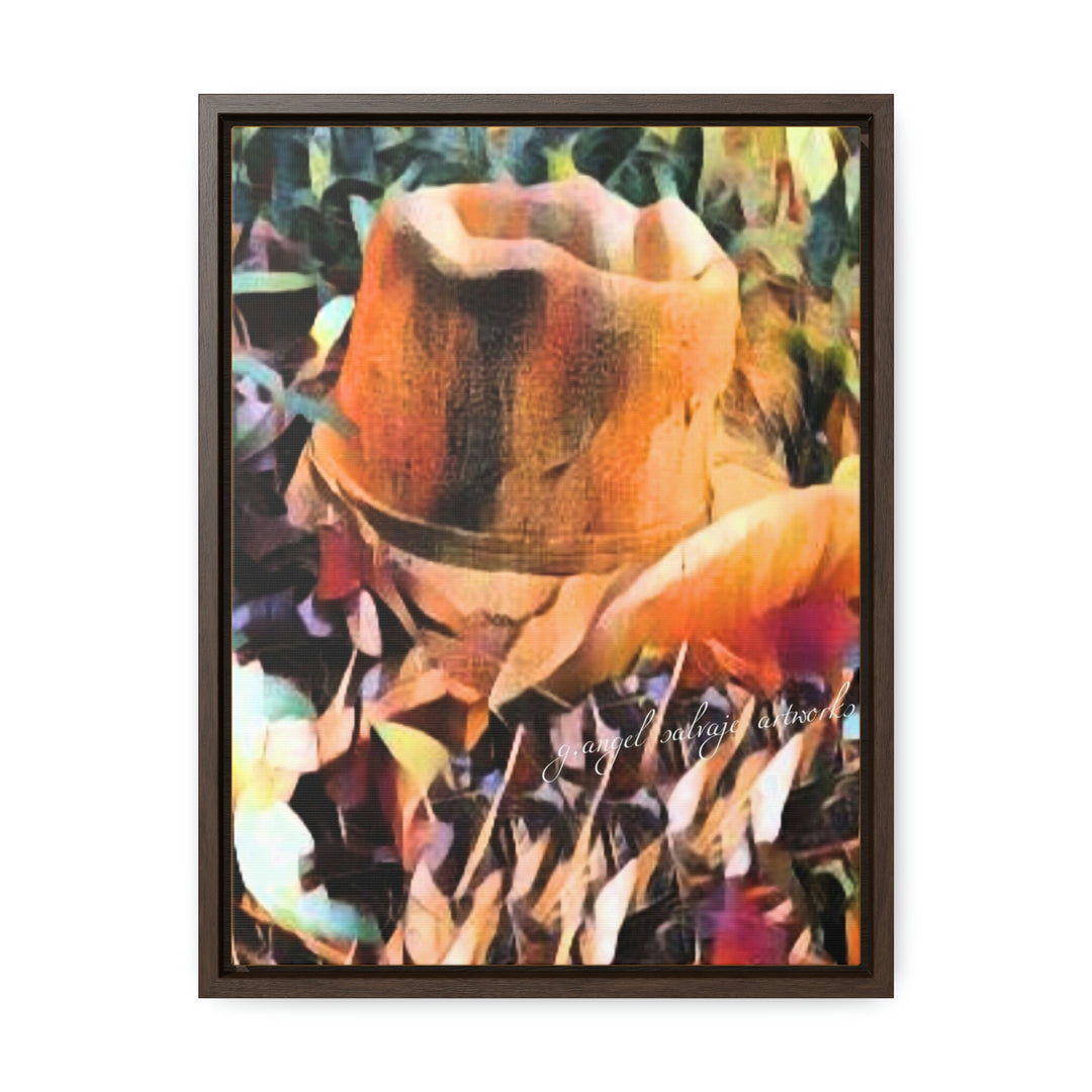 A Man's Hat Gallery Canvas Wraps, Vertical Frame