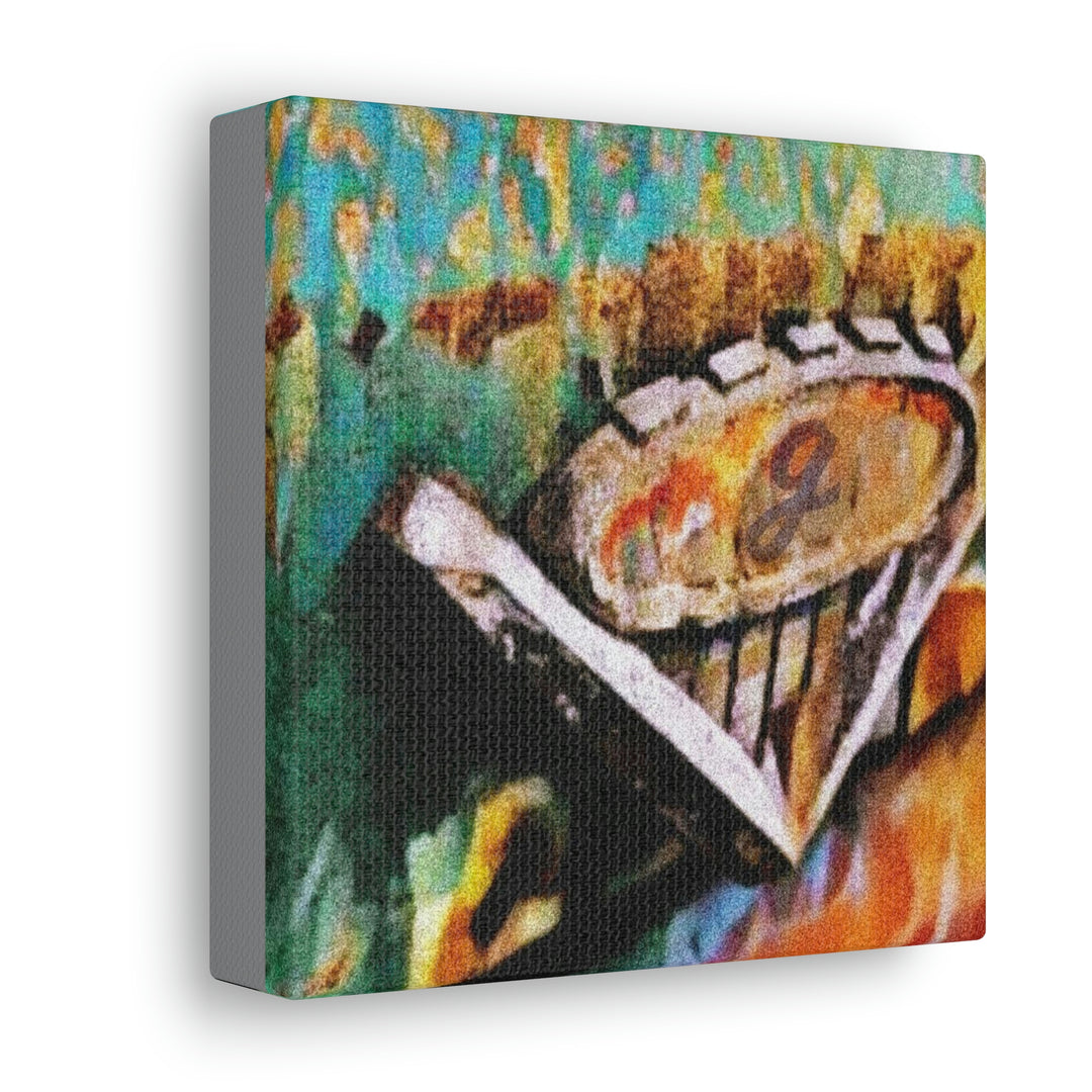 g's '63 V6 emblem on Canvas Gallery Wraps