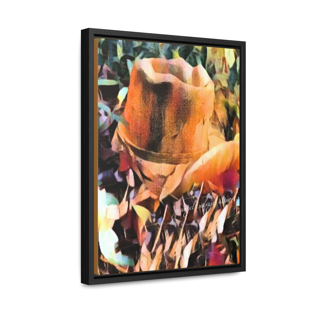 A Man's Hat Gallery Canvas Wraps, Vertical Frame