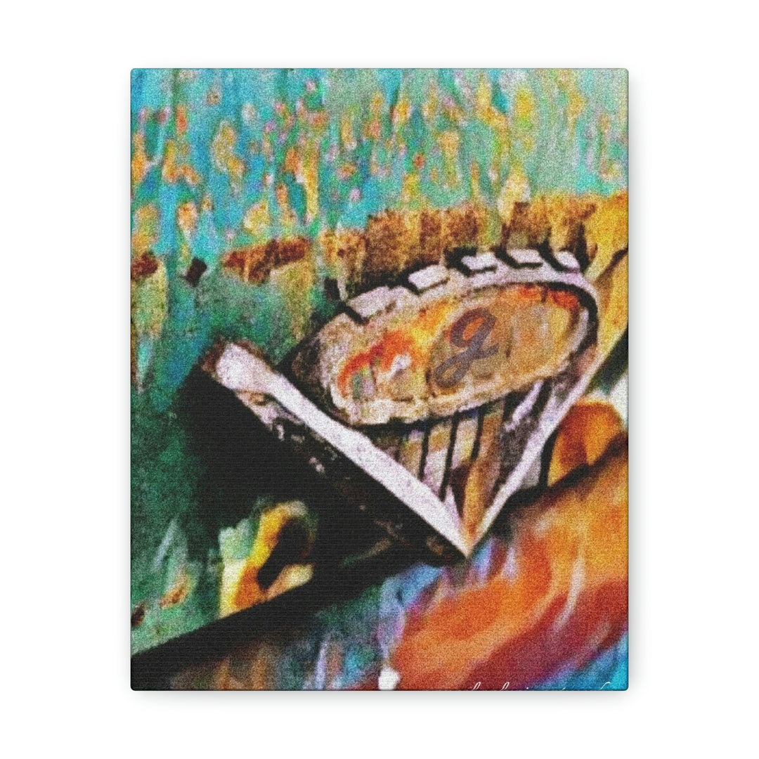 g's '63 V6 emblem on Canvas Gallery Wraps