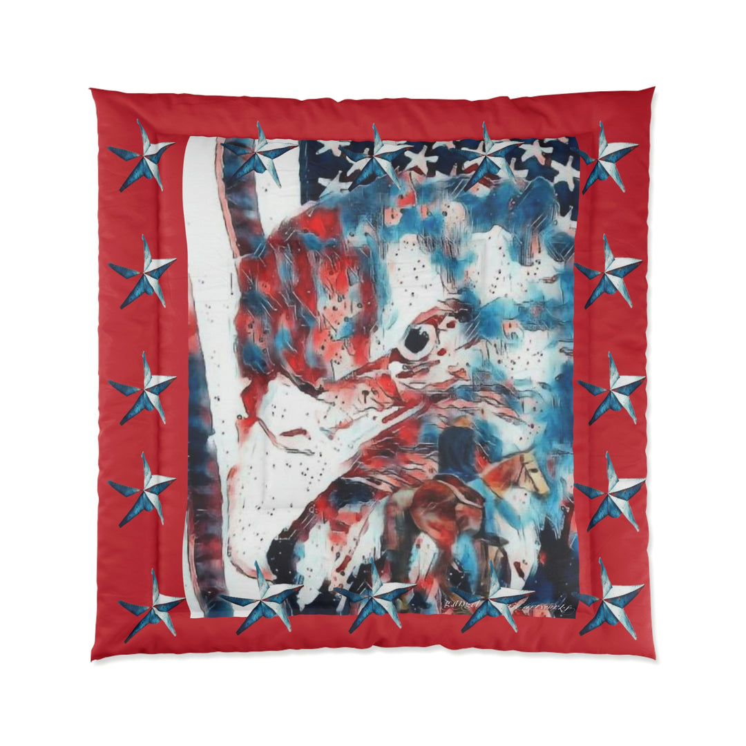 America Land of the Free Comforter