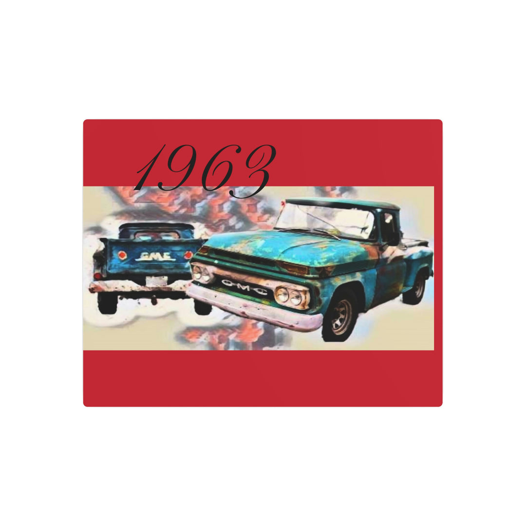 1963 gmc v6 Metal Art Sign