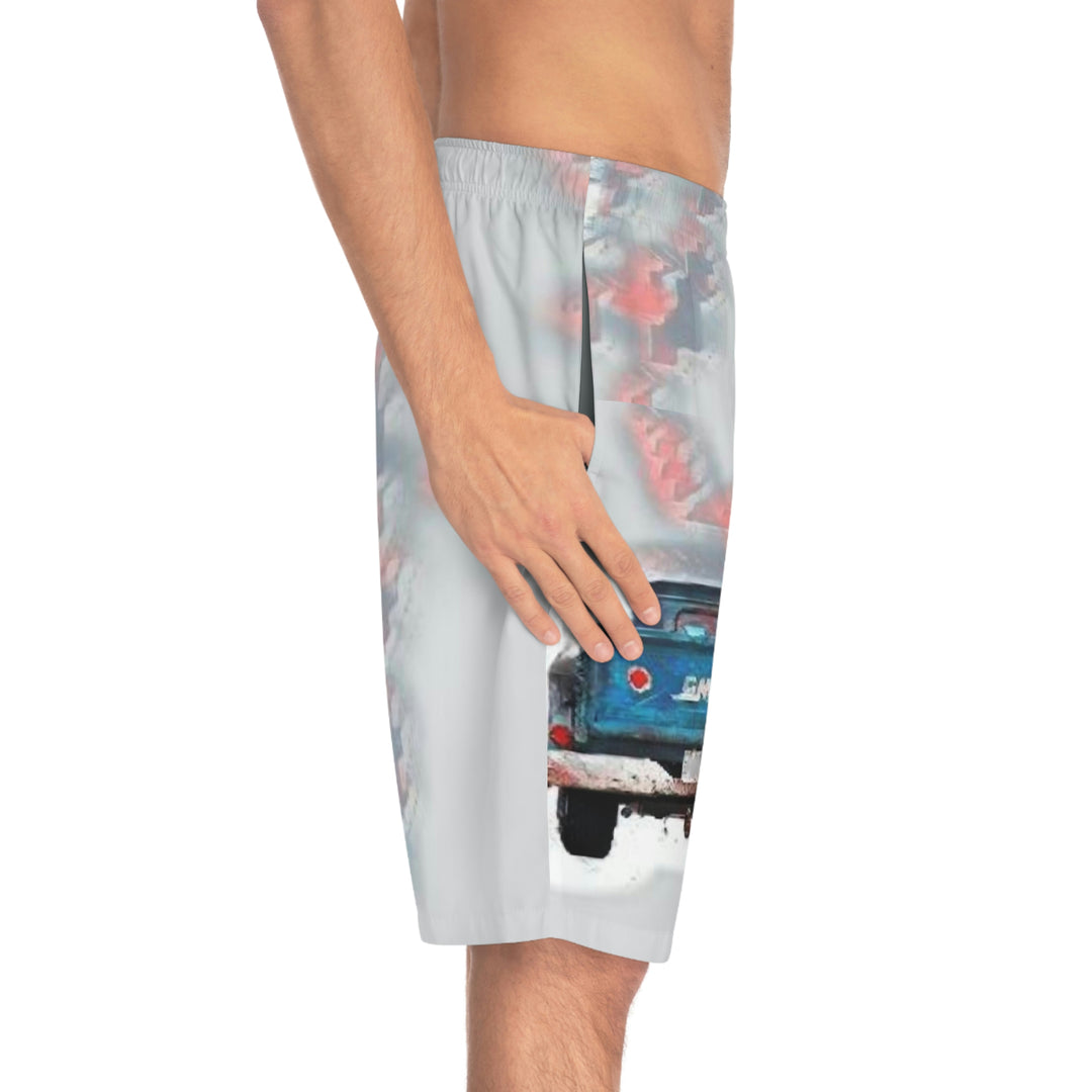 Fat bottom '63 gmc Men's Board Shorts (AOP)