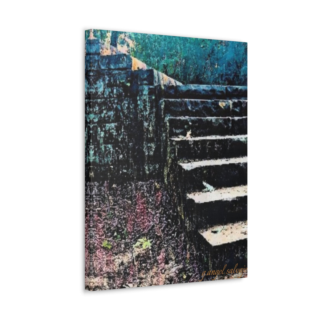 Take the High Road in pastels Canvas Gallery Wraps
