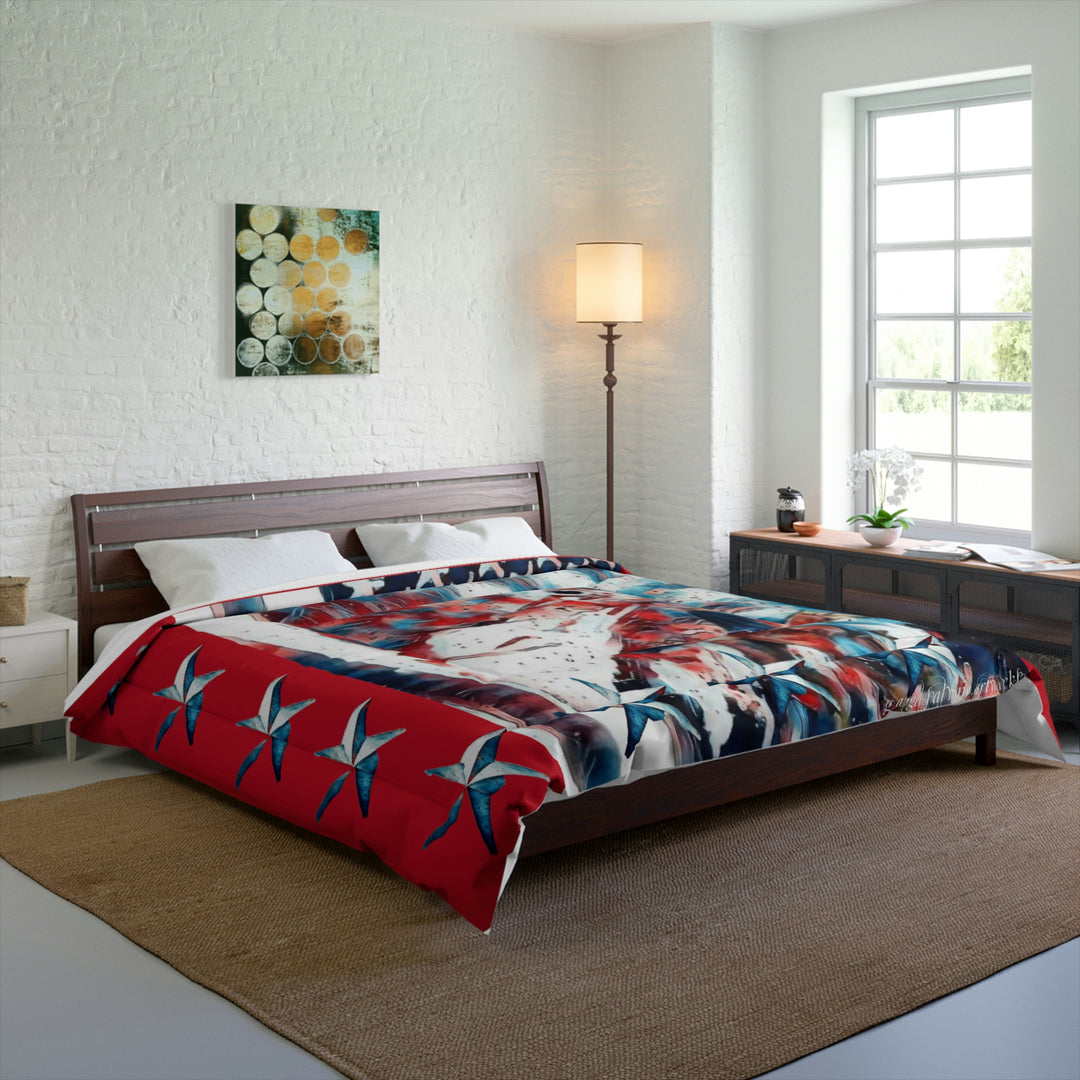 America Land of the Free Comforter
