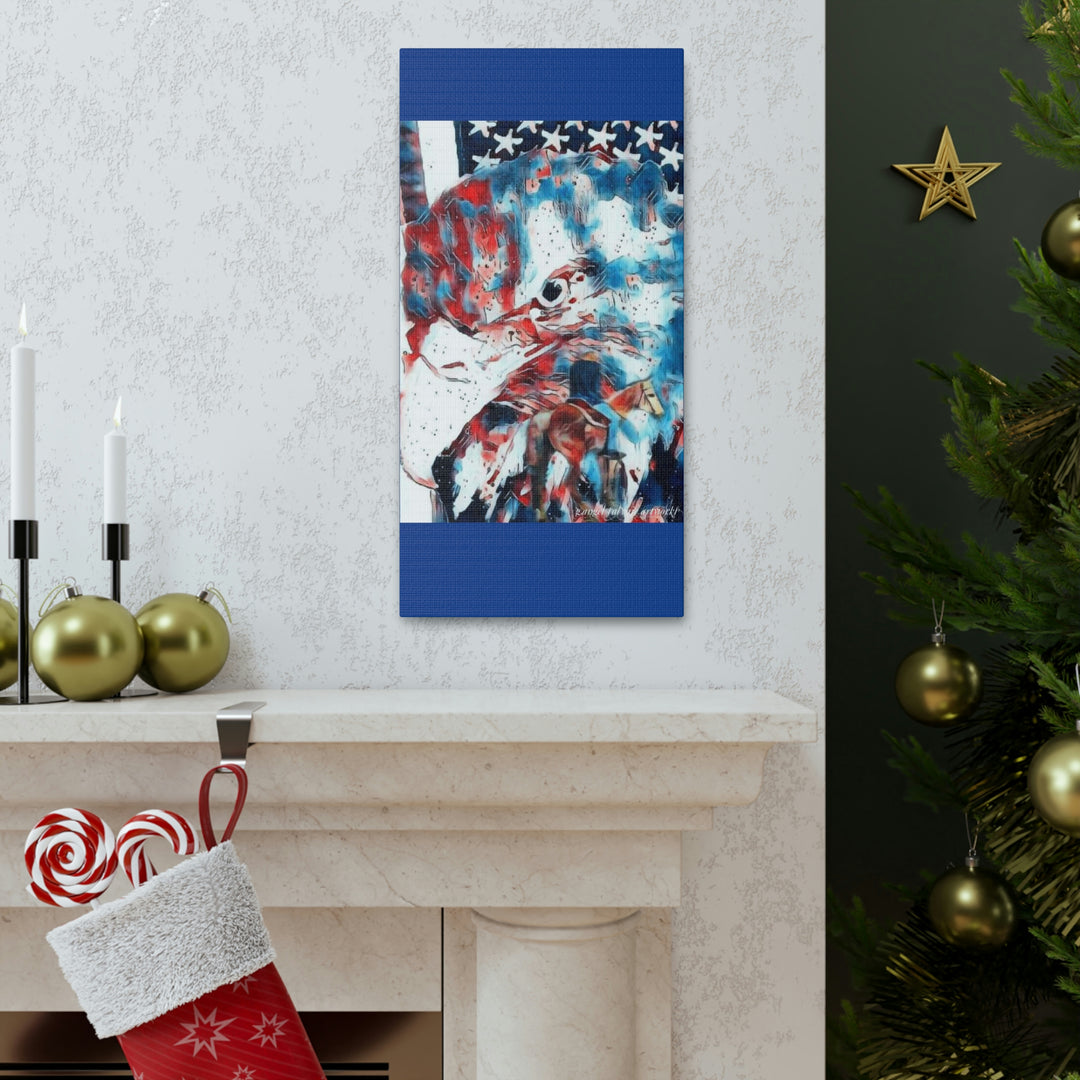 America Strong and Free Canvas Gallery Wraps