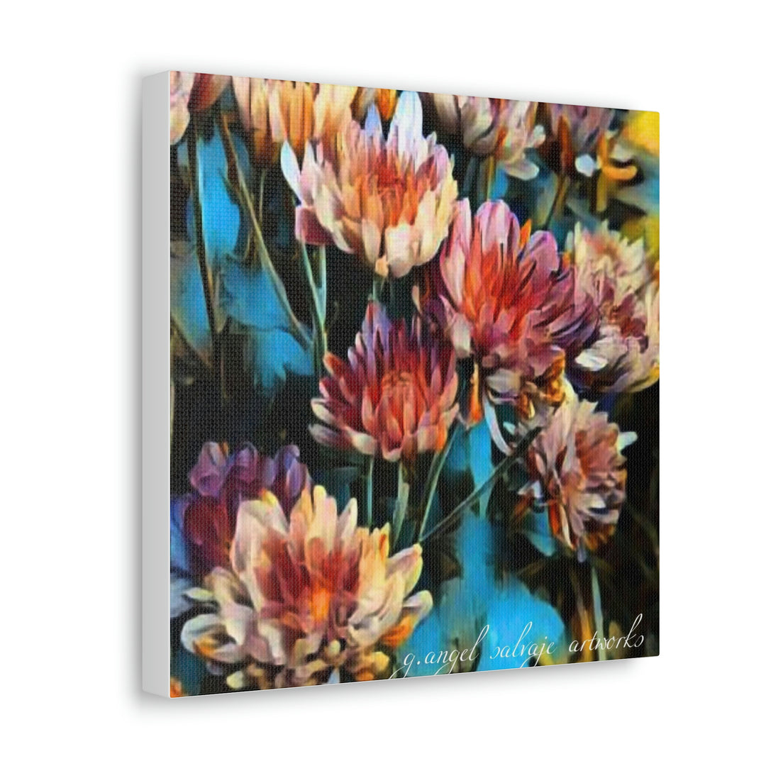 Corinthian Mums Canvas Gallery Wraps