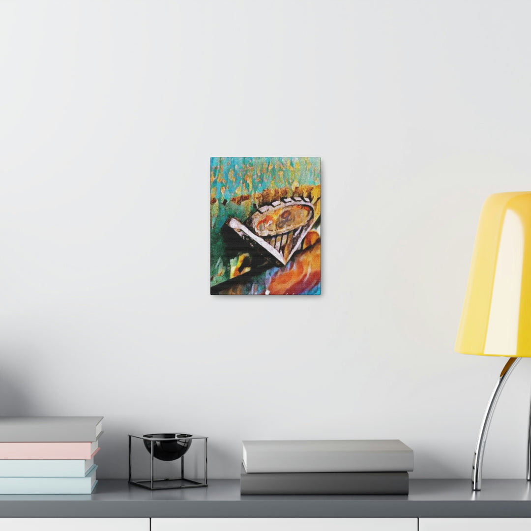 g's '63 V6 emblem on Canvas Gallery Wraps