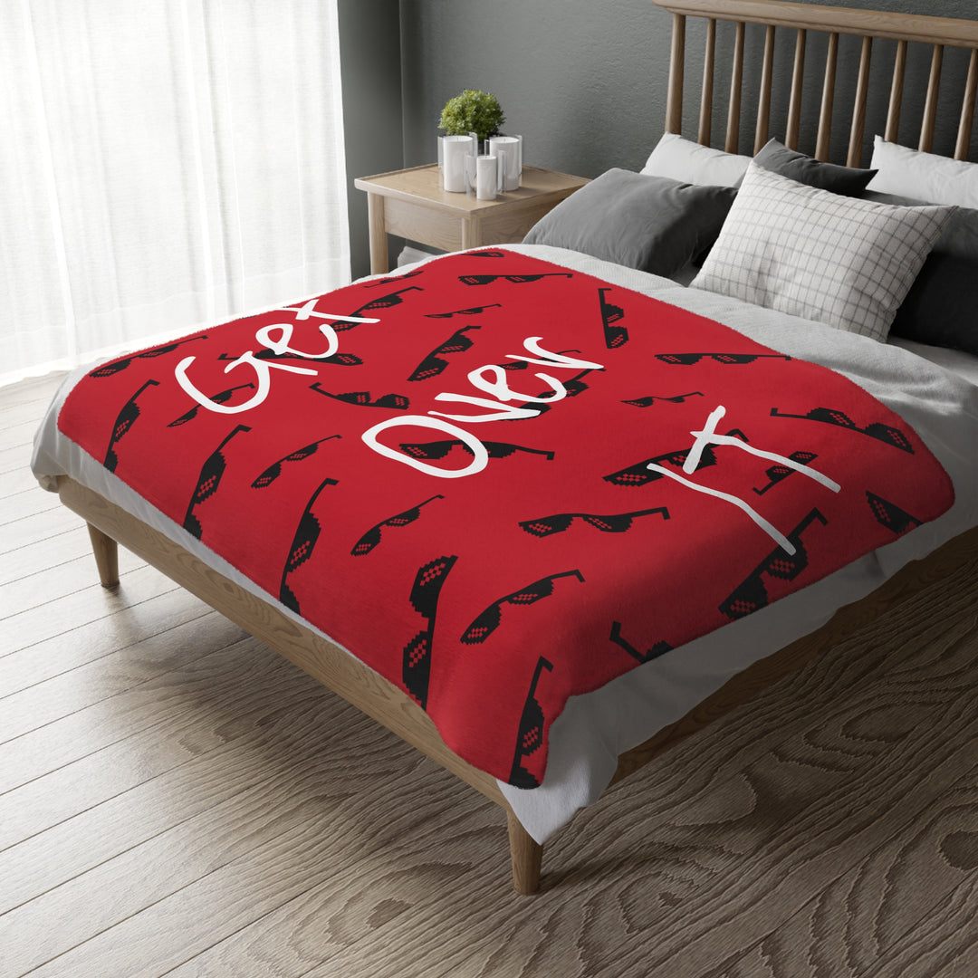 Just Deal Velveteen Minky Blanket (Two-sided print)