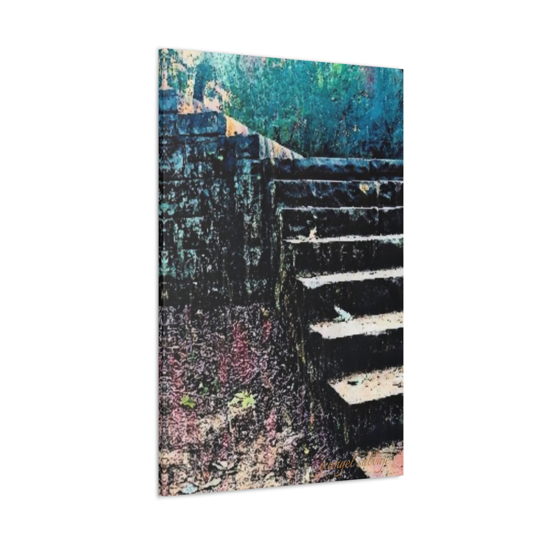 Take the High Road in pastels Canvas Gallery Wraps