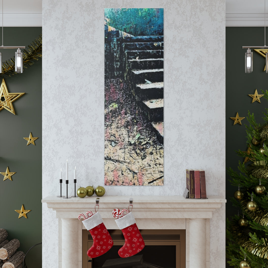 Take the High Road in pastels Canvas Gallery Wraps