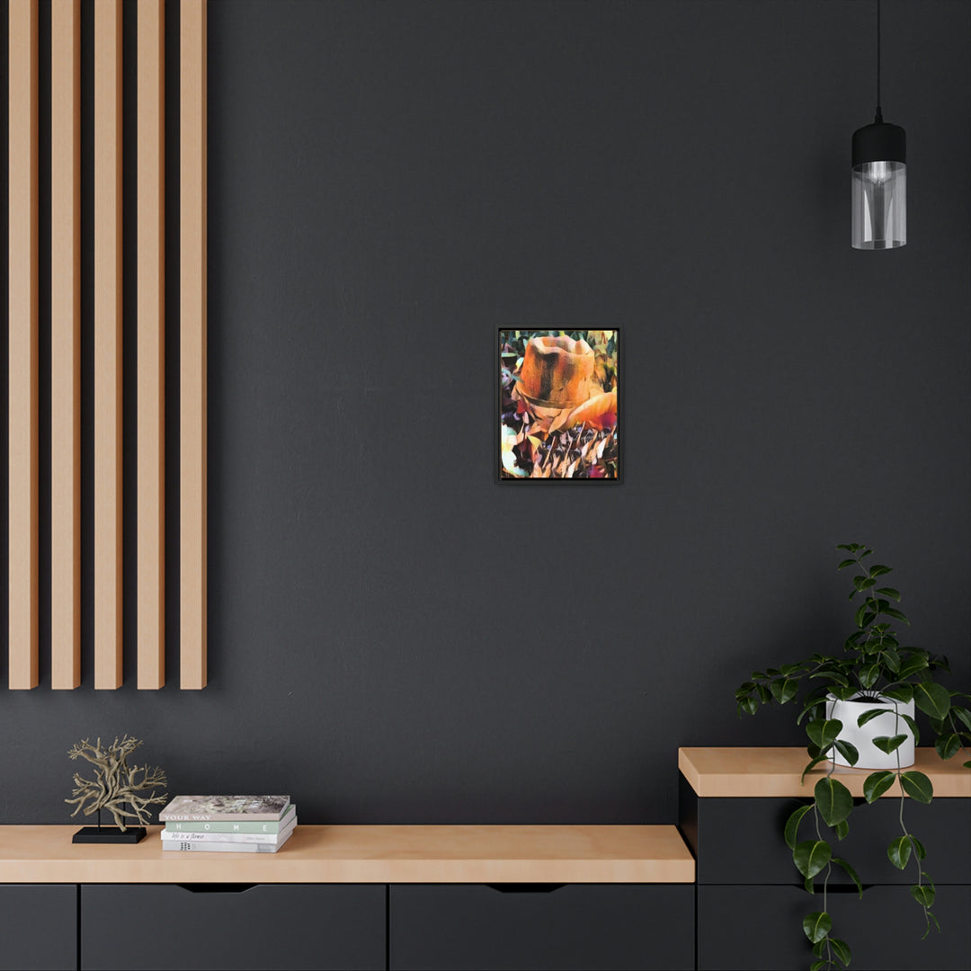 A Man's Hat Gallery Canvas Wraps, Vertical Frame