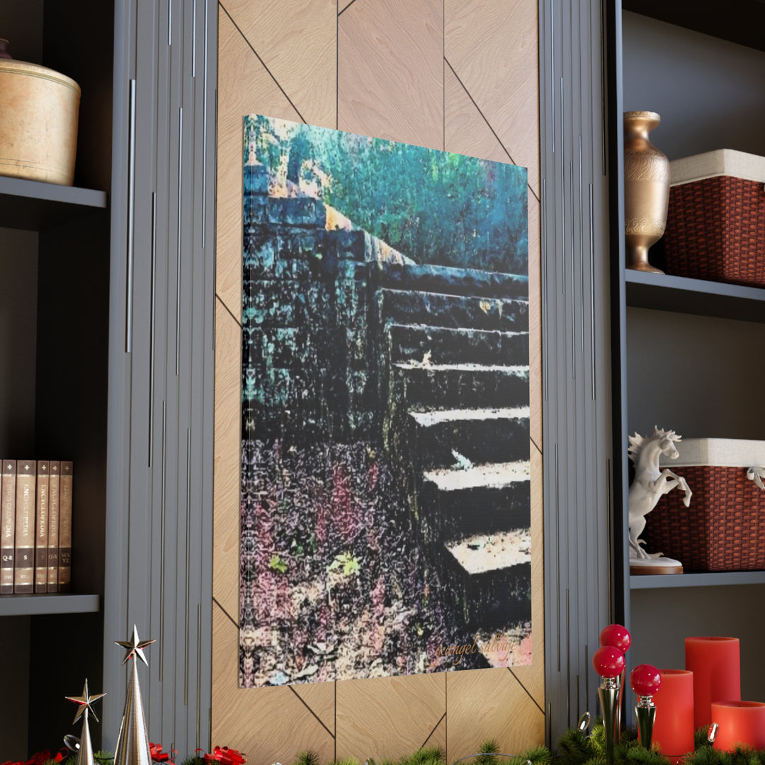 Take the High Road in pastels Canvas Gallery Wraps