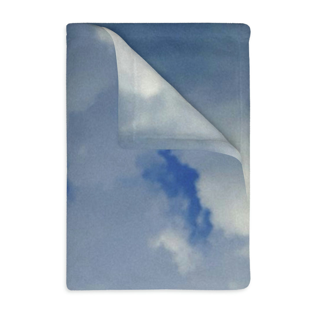 Keep Reaching Velveteen Minky Blanket (Two-sided print)