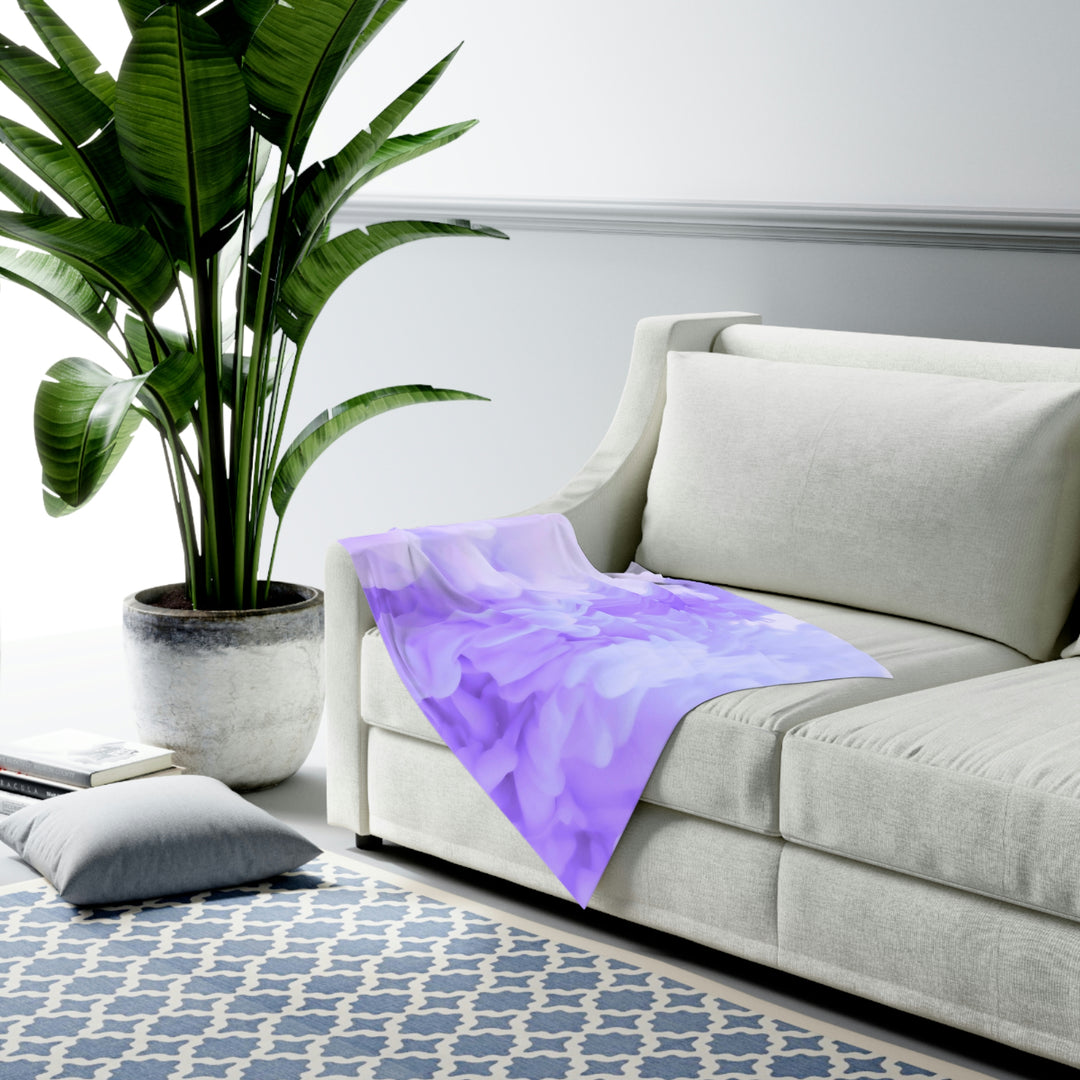Lavender cloudsBaby Swaddle Blanket