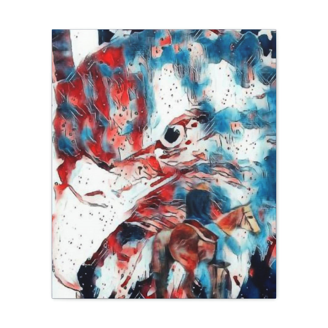 America Strong and Free Canvas Gallery Wraps
