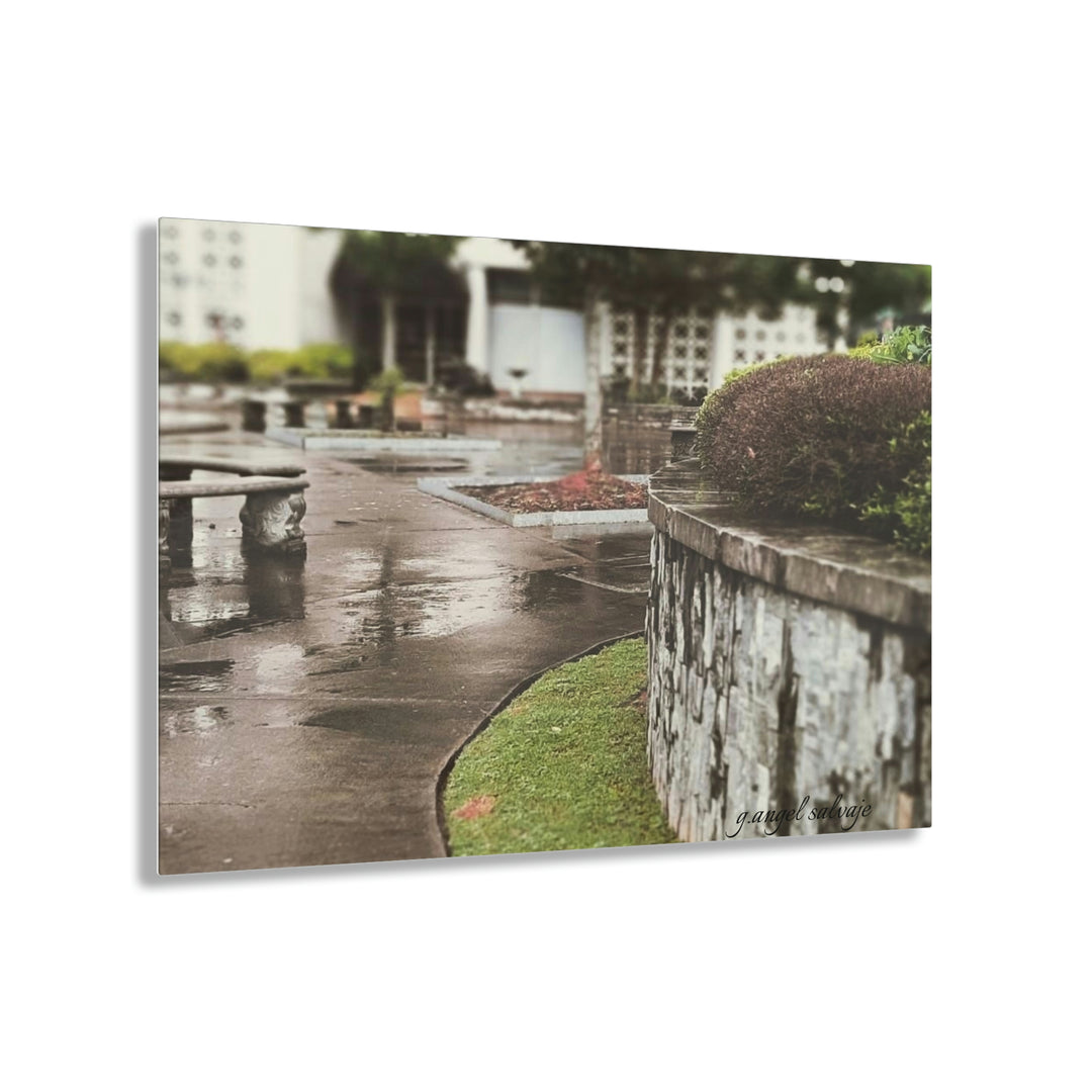 Bob Love Courtyard, Scheffield, AL Acrylic Prints