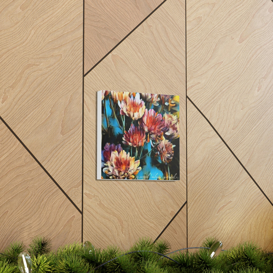 Corinthian Mums Canvas Gallery Wraps