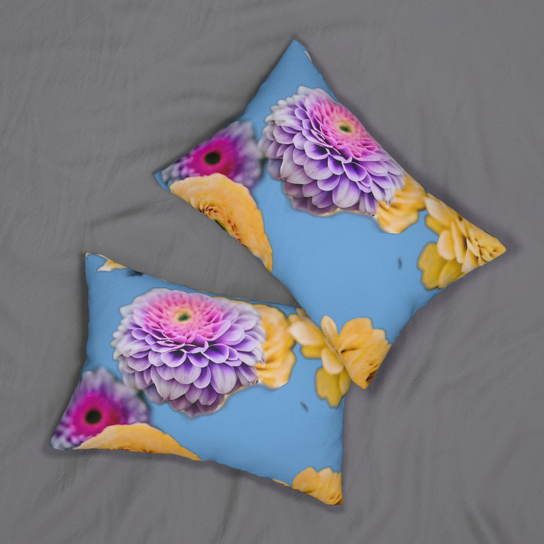 Flower power style 3 Spun Polyester Lumbar Pillow